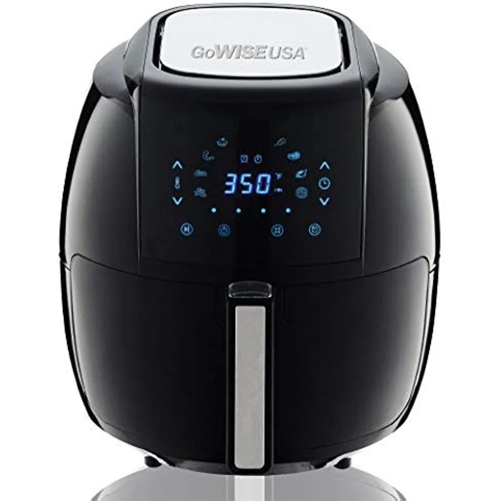 

1700-Watt 5.8-QT 8-in-1 Digital Air Fryer with Recipe Book, Black