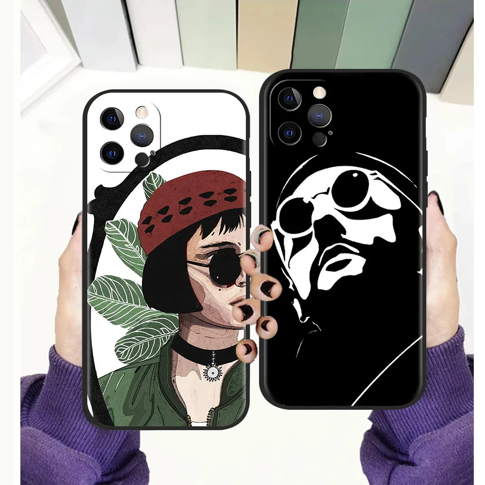 

Leon The Professional Matilda Phone Case Cover For iPhone 13 12 11 Pro Max 8 7 Plus X XR XS Max SE 2020 Fundas Silicone Soft TPU