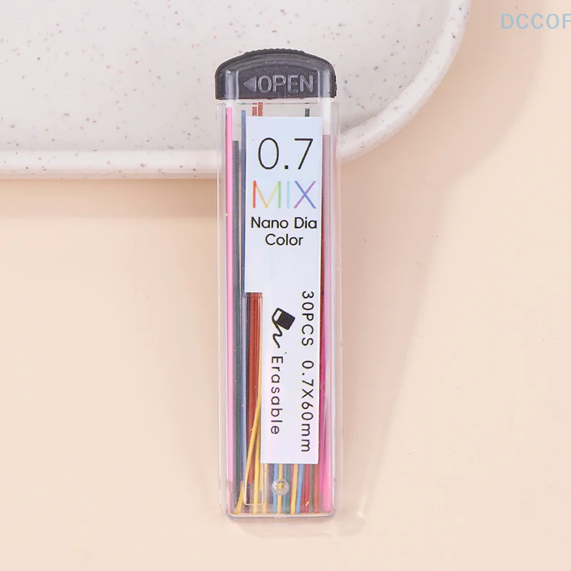 0 7 мм цветной автоматический стержень HB графитовый грифель художественный эскиз