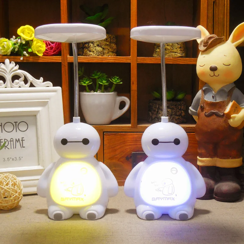 Светодиодный ночник с USB-зарядкой цветной RGB мини-мультяшный герой 6 BayMax подарок