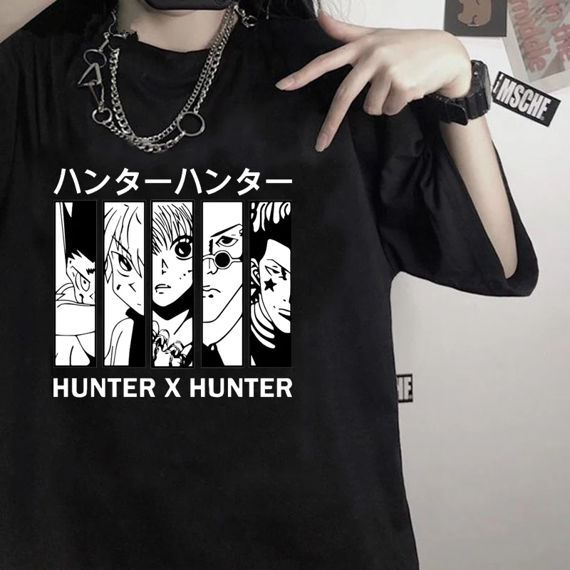 

Japan Anime Jujutsu Kaisen Gojo Satoru Women T-shirts Unisex Hunter X Hunter Hisoka Tshirt Short Sleeve Graphic y2k Clothes Tops
