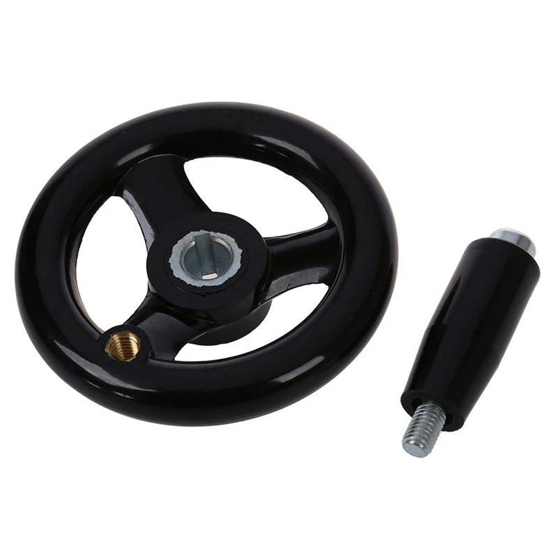 

3X 3.9 Inch Diameter Hand Wheel W Revolving Handle For Milling Machine