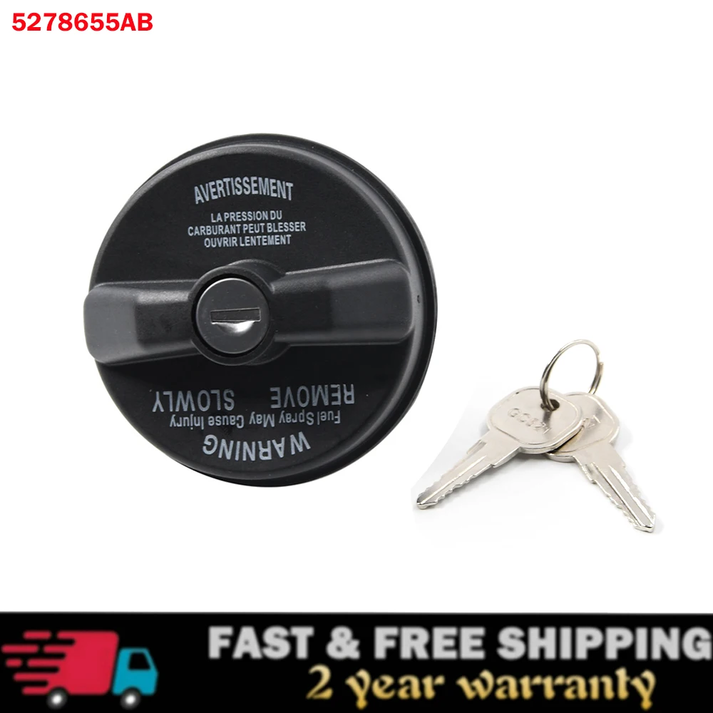 

Car Fuel Tank Cover Cap Lid With Key 5278655AB Fit For Dodge Avenger Journey Neon Durango For Chrysler Jeep