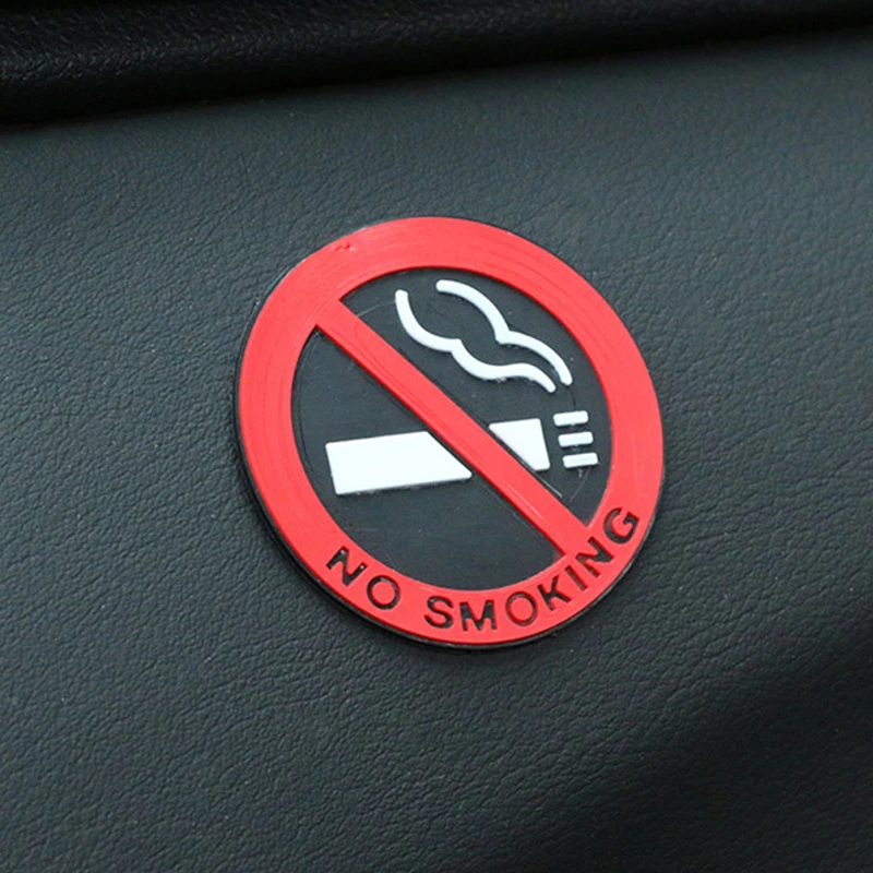 3 шт. Резиновая наклейка No предупреждение о запрете курения Sign для Ford Focus Fusion Escort