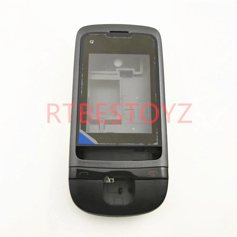 

10Pcs/Lot Original For Nokia C2-05 C205 Full Complete Mobile Phone Housing Cover Case+Logo