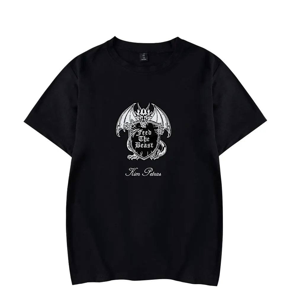 

Kim Petras T-Shirt 2023 Feed The Beast Tour Merch Summer For Women/Men Unisex O-neck Short Sleeve Tee Top