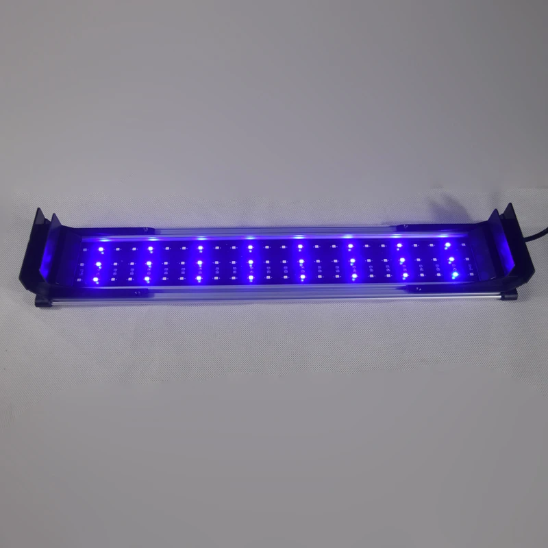 Светодиодный светсветильник льник для аквариума лампа 40-60 см 15 Вт с выдвижными