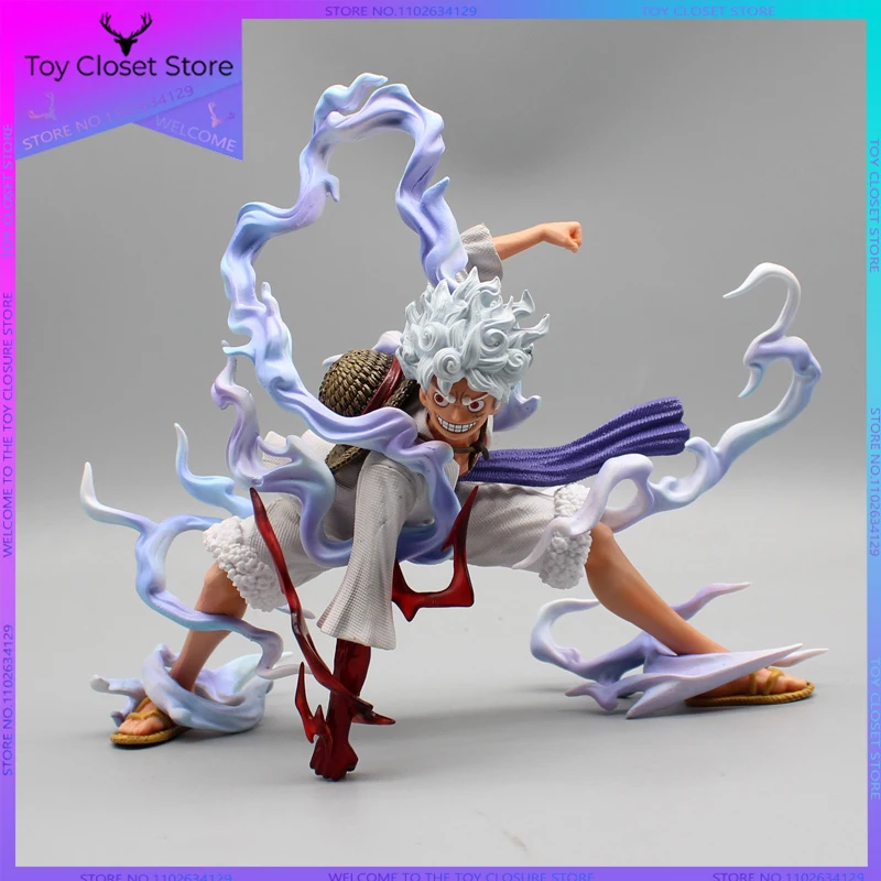 

19cm One Piece Figures Luffy Anime Figures Sun-god Nika Action Figurine Pvc Collection Statue Model Ornament Doll Toys Gifts