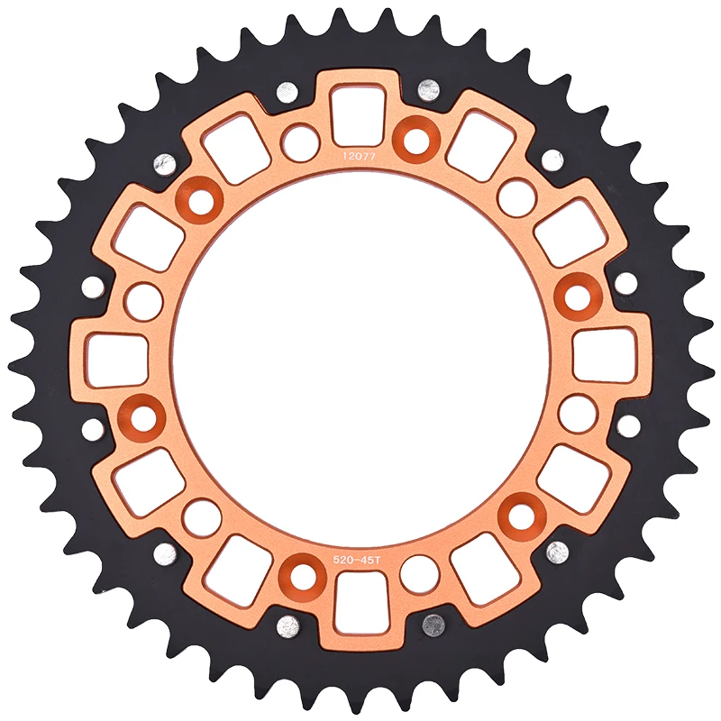 Комплект передних и задних звездочек из стали алюминия для двигателя Husqvarna 520 Enduro