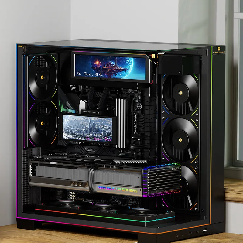 Второй экран Thermalright TROFEO VISION 9.16 ARGB LCD для корпуса ПК, магнитное крепление, IPS-дисплей с разрешением 1920*480. (art.: 3920dbe489349) - 3920dbe489349