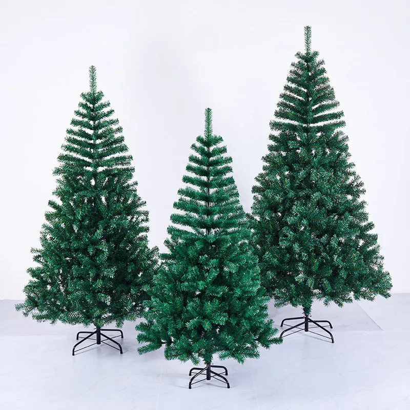 

1.2m/1.5m/1.8m Green Encryption Environmental PVC Large Christmas Tree 2023 New Year Christmas Decoration Home Scene Layout DIY