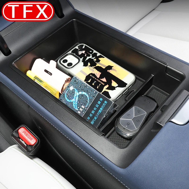 Для Xpeng G6 XiaoPeng 2023 2024 органайзер для центральной консоли ящик хранения внутренний