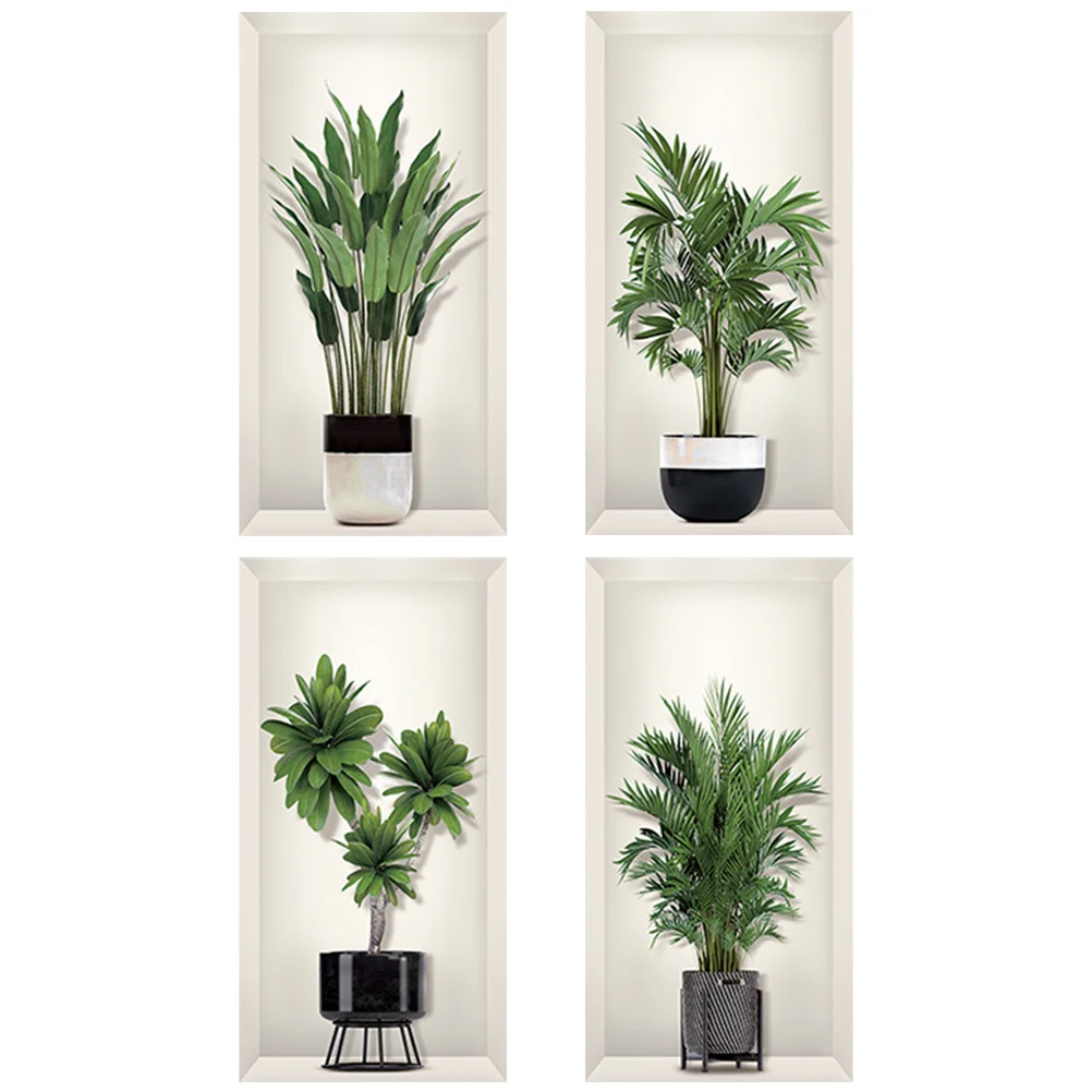 

1 Set Stickers Living Room Wall Stickers Bonsai Stickers Bedroom Wall Decoration