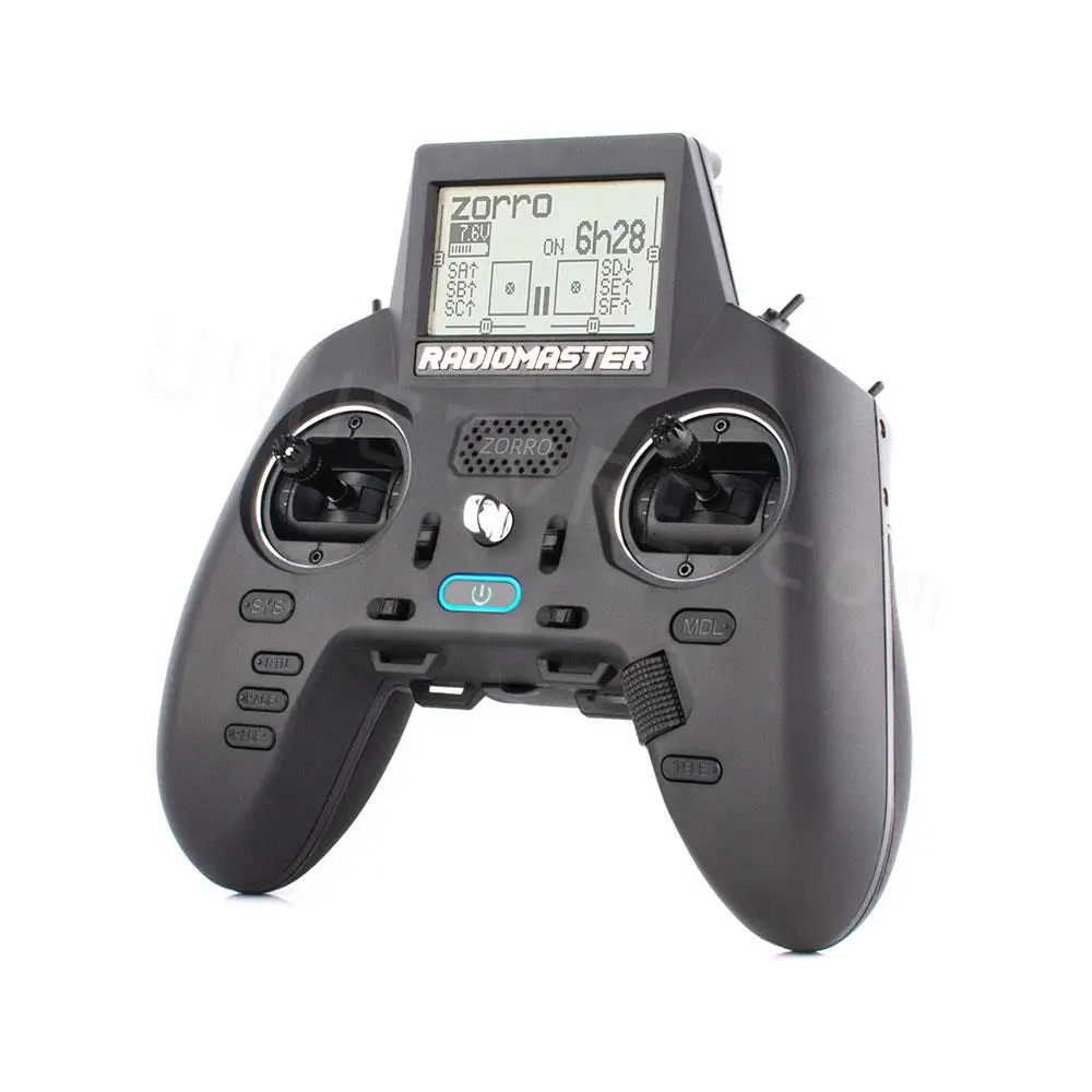 

RadioMaster ZORRO 2.4Ghz 16CH CC2500 / 4in1 / ELRS Hall Gimbal LCD Screen OpenTX Radio Transmitter Mode2 for RC FPV Drone