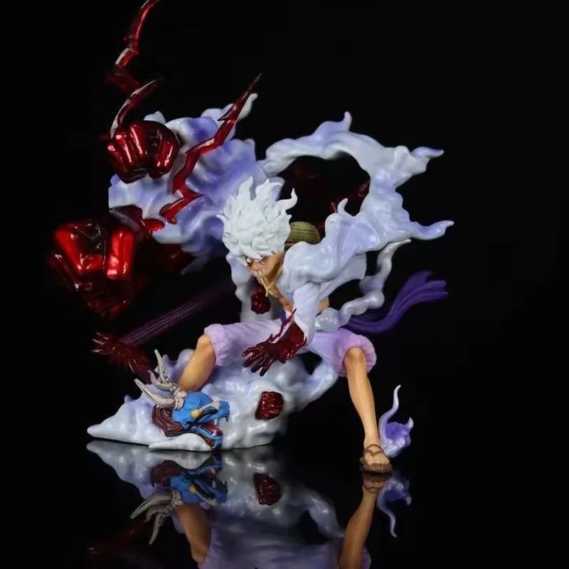

28cm Anime One Piece Figure Sun God Nika Gear 5 Luffy PVC Action Figurine Monkey D Luffy Statue Collectible Model Doll Toys