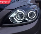 Для Hyundai i30 2008 2009 2010 2011 ультра яркий дневной свет DRL CCFL глаза ангела комплект глаз демона теплый белый кольцо с ореолом