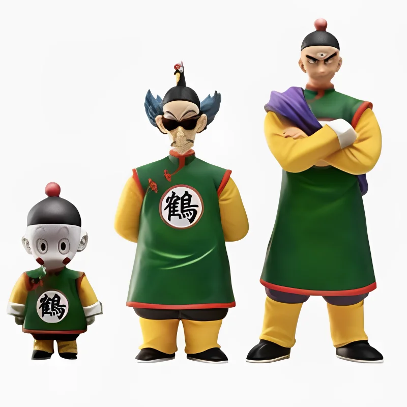 

Dragon Ball Z Tien Shinhan Chiaotzu Crane Immortal Anime Figure Gk Cute Figurine Pvc Collection Decoration Model Toys Kids Gifts