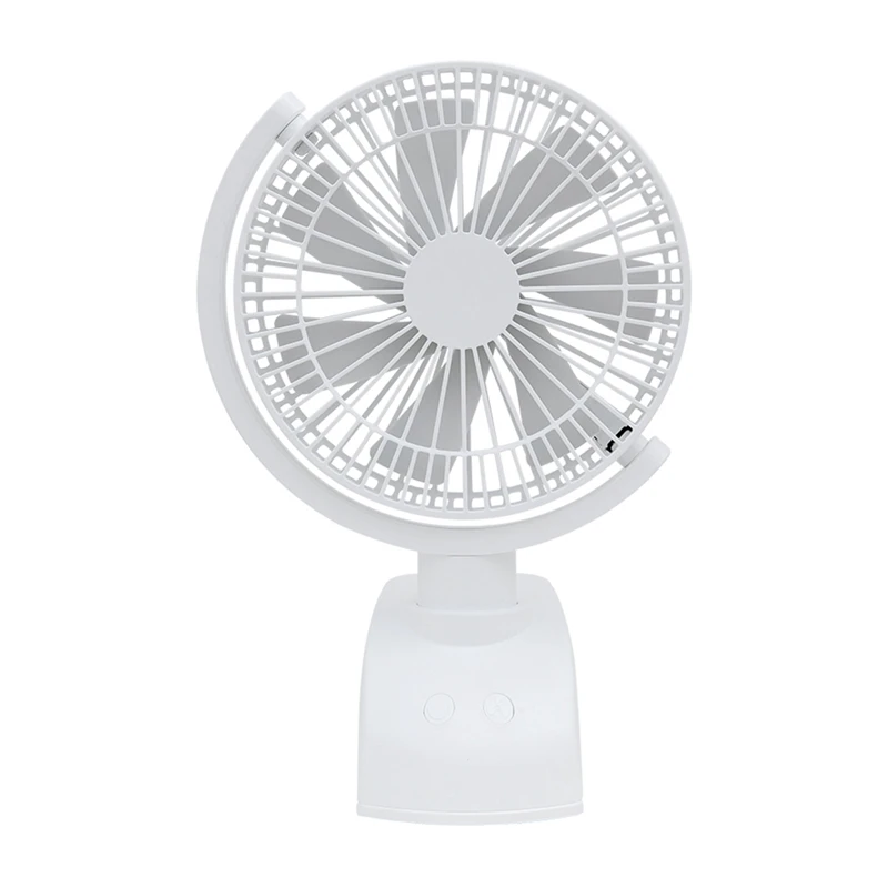 

USB Small Fan Student Dormitory Shaking Head Fan Rechargeable Office Mute Large Wind Clip Fan Household Electric Fan