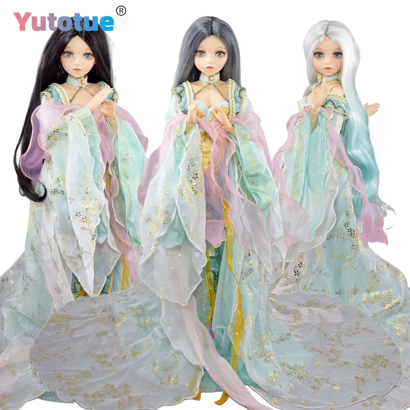 YUTOTUE 60 см кукла для девочек игрушка обновленная макияжа лицо сустав женское тело