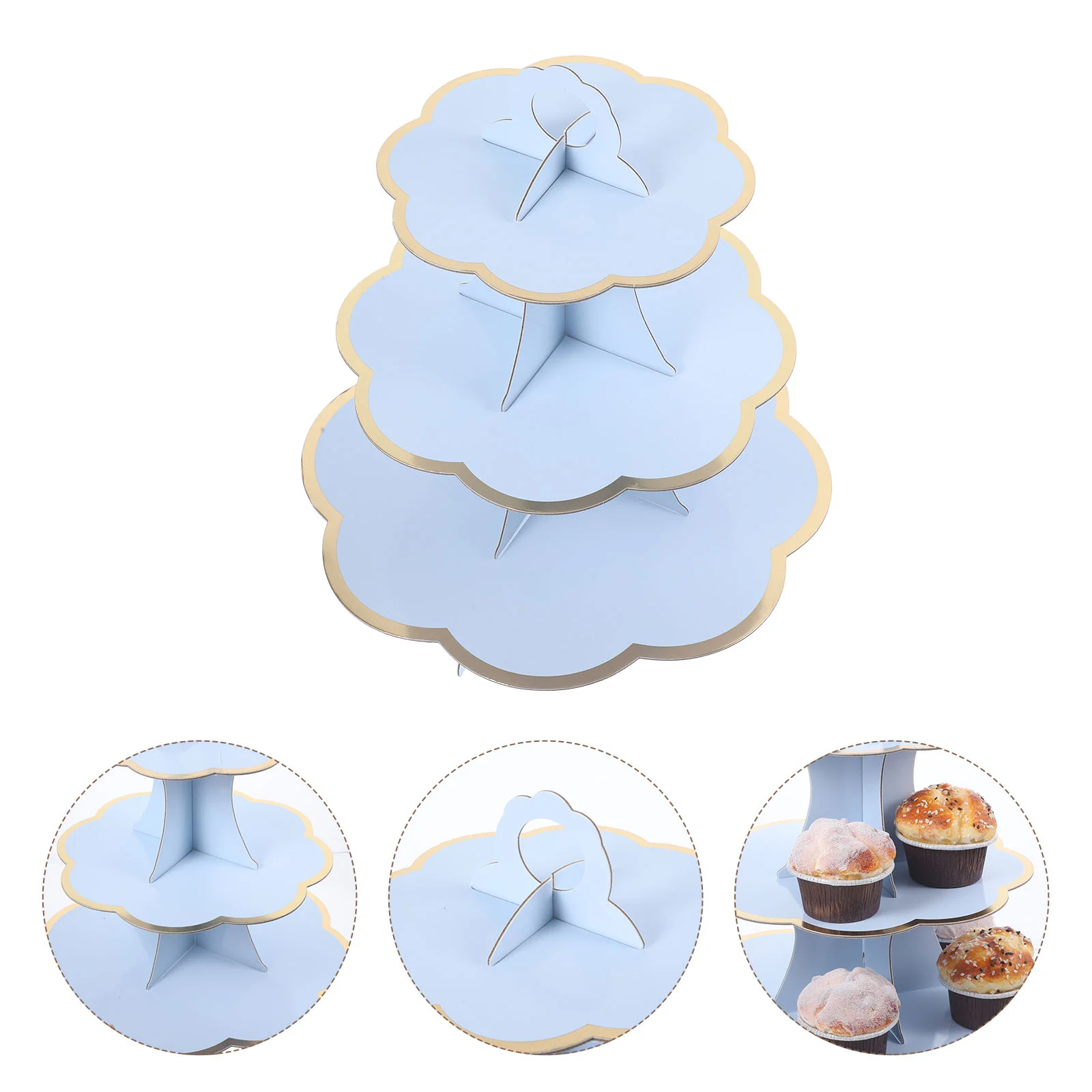 

Cake Stands Cake Cupcake Stand For Cupcakes Cake Holder Paper Cake Stand Three Tier Cake Stand for Decorate Banquet