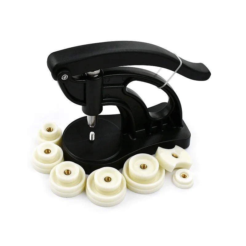 Watch Case Press tool with 12 Dies Watchmaker repair tools kit 13pcs/set watch case closer front back case cover pressing tools