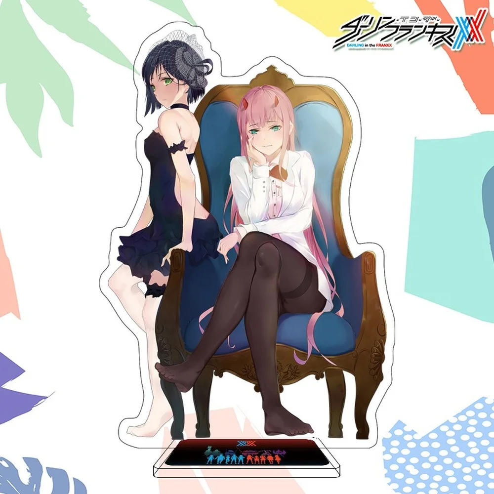 

17 Styles Cartoon DARLING in the FRANXX 16cm Anime Figure Acrylic Cute Stand Model Tabletop Decoration Collection Fans Gifts