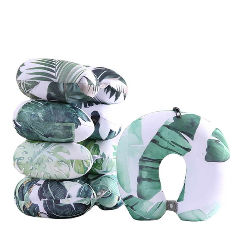 

2022 Slow Rebound EPS Pellet Travel U-shaped Pillow Neck Protector Outdoor Travel Pillow Foam Pillow with Hook Pillow