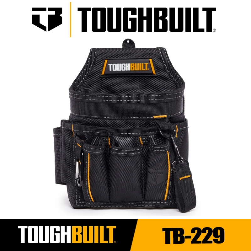 

TOUGHBUILT TB-229 Универсальный набор для электрика, поясные сумки для инструментов, износостойкие сумки для инструментов, аксессуары для инструментов Toughbuilt