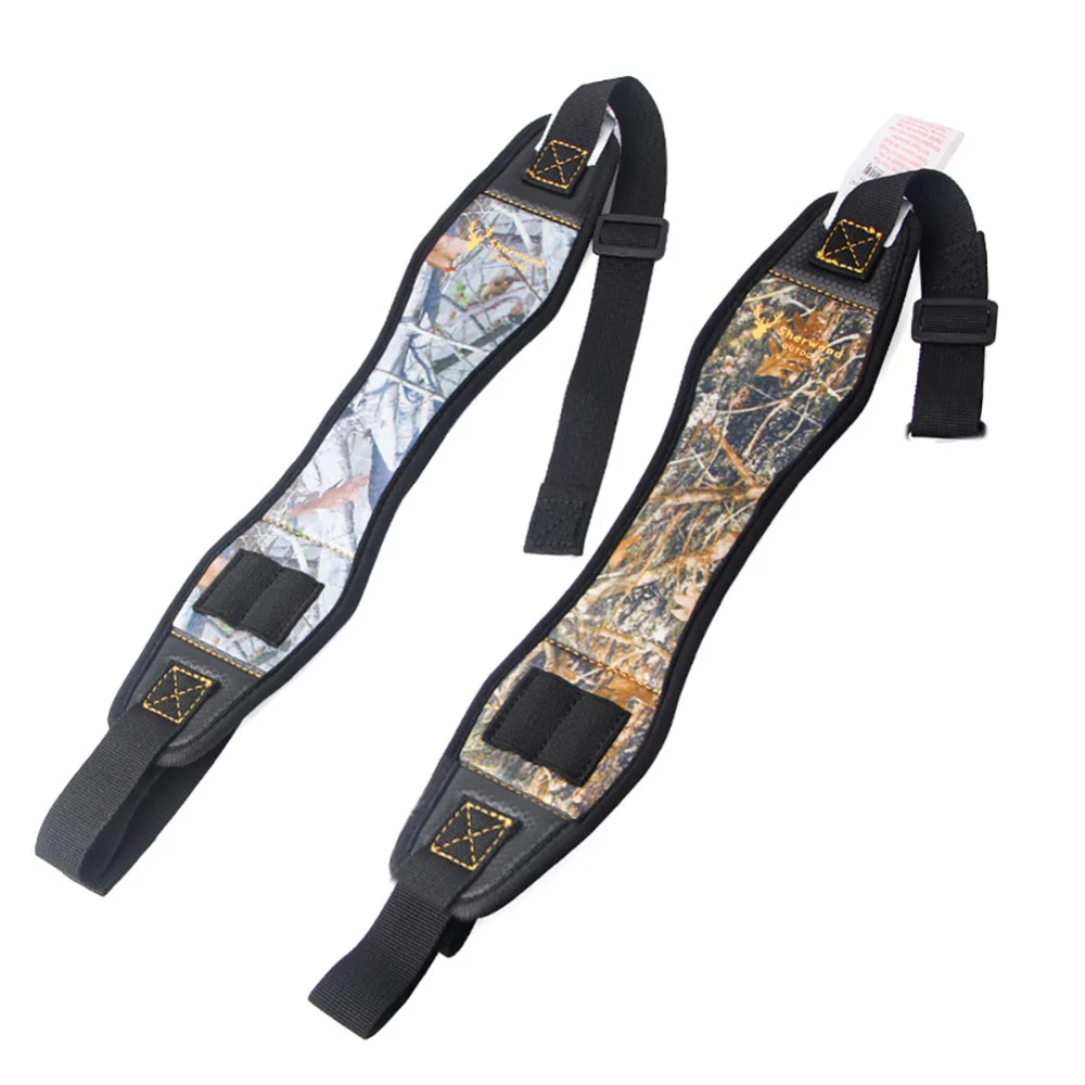 

Tactical Camo Rifle Sling Gun Strap Belt Camouflage Velour Leather Sling For Airsoft AR15 M4 Hunting Accessories