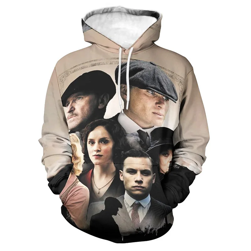 

Peaky Blinders Hoodies For Men Women 3D Print Cool Tommy Shelby Graphic Hoodie Streetwear Vintage Men Clothing Autumn Coat Tops