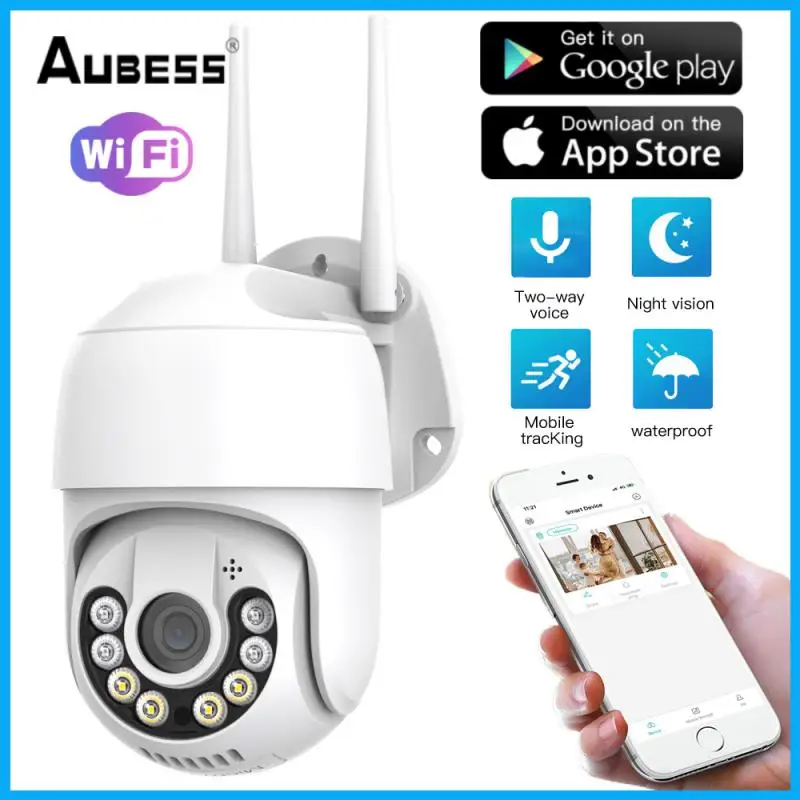 

IP-камера видеонаблюдения Aubess, 8 Мп, Wi-Fi, водонепроницаемая