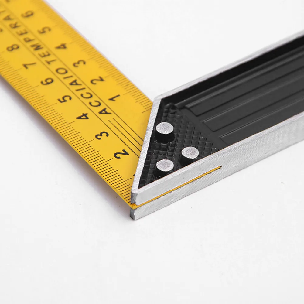 

Angle Square Ruler Carpenter Stainless Steel Tool Woodworking Craft Engineer For L-Square Measure Precision Ruler