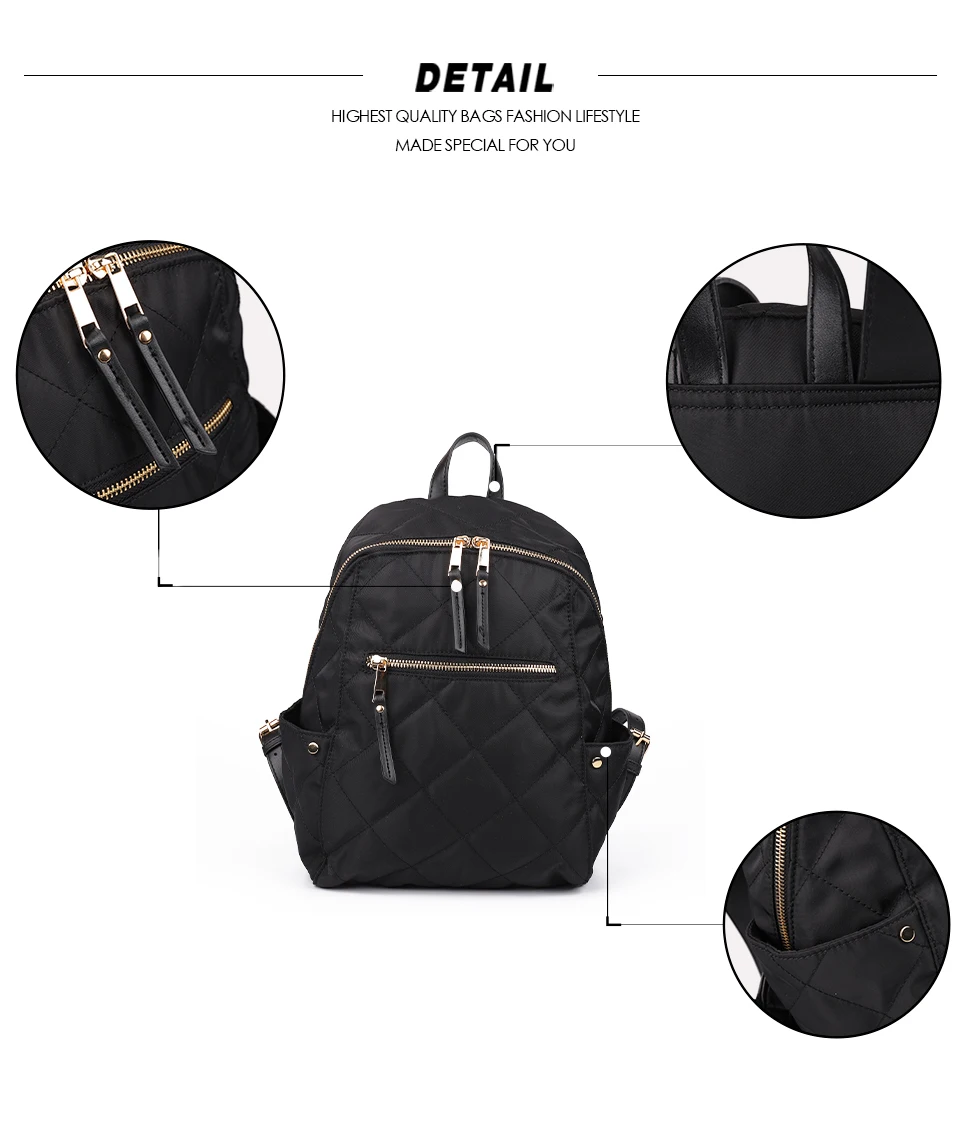 Female backpacks2022 new waterproof large capacity student bag school double fashion wear resistant backpack