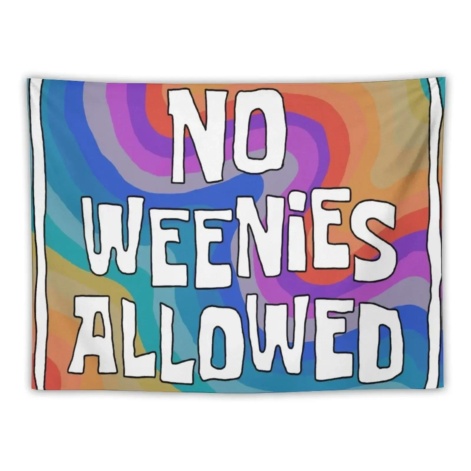 Гобелены No Weenies посадлены настенные покрытия подвесные украшения для дома