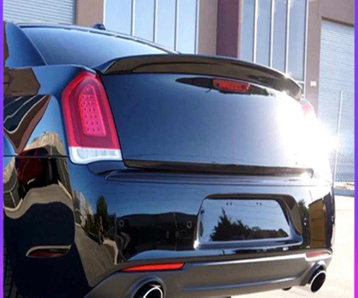 

Car Rear Trunk Spoiler Tail Wing for Chrysler 300C 2012-2018 Decoration Auto Accessories аксессуары для авто