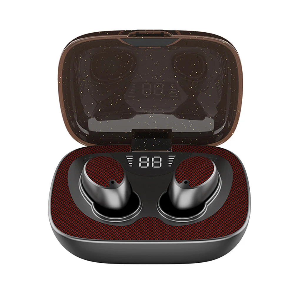

ES02 Bluetooth-наушники с цифровым дисплеем, беспроводные наушники-вкладыши, спортивные наушники для бега, узор 1