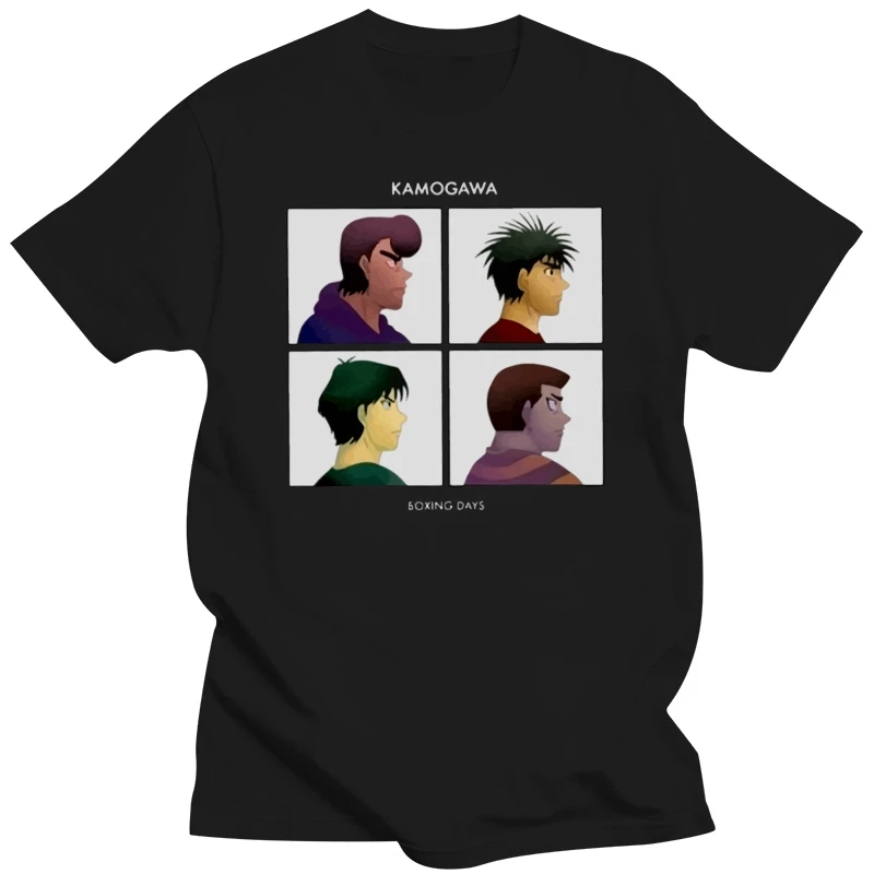 

Футболки Hajime No Ippo Demon Days, футболки с коротким рукавом из 100% хлопка, брендовые футболки, мужские спортивные боксерские футболки для отдыха