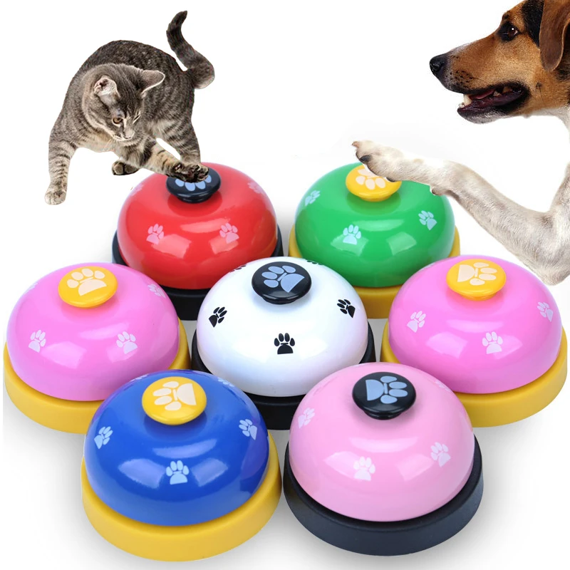 

Pet Training Bells Puppy Food Feeder Call Bell Training Feeding Reminder Bell For Pet Dog Cat Pet Educational Pet Toy Supplies
