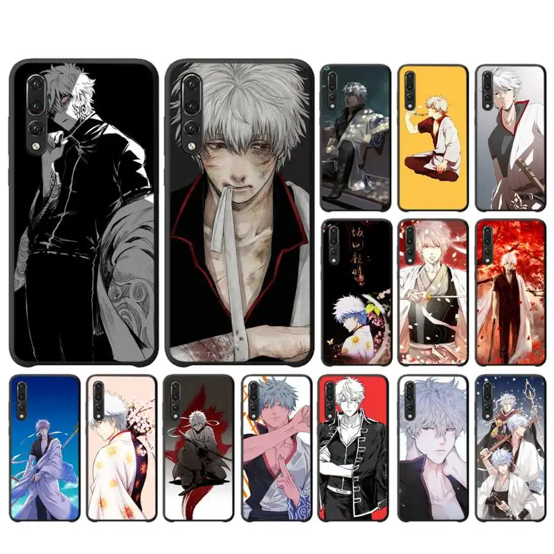 

MaiYaCa Japanese Comics Gintama Gintoki Sakata Phone Case for Huawei P30 40 20 10 8 9 lite pro plus Psmart2019
