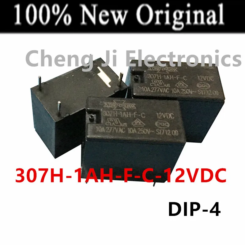 Новое оригинальное микро-реле мощности 307H-1AH-F-C-5VDC, 307H-1AH-F-C-12VDC DIP-4, 10 шт./партия