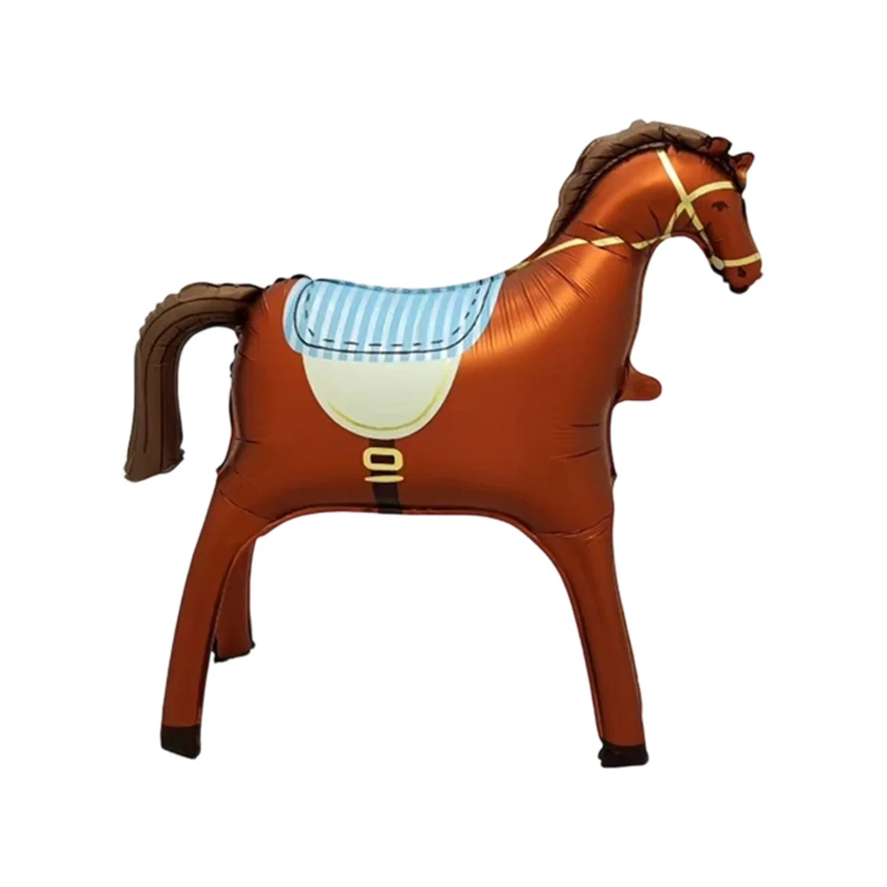 

Коричневые и белые 3D шары-лошади XING-001