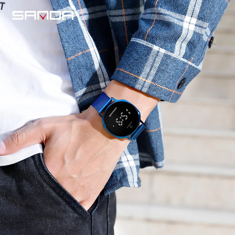 Sunda Watch Male and Female Students Watch New Korean Version Multi-functional Simple Couple Watch Waterproof Electronic Watch