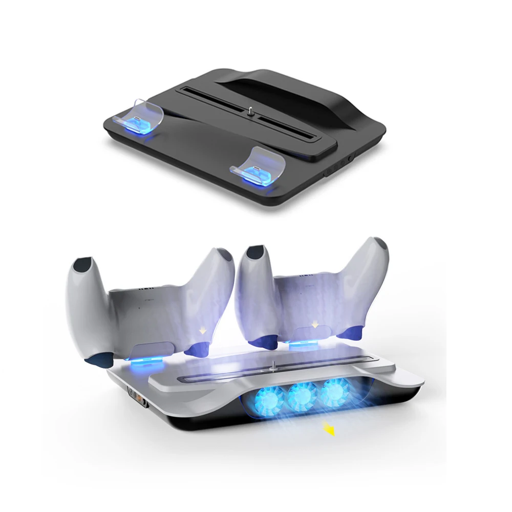 

Вертикальная охлаждающая подставка PS5 для двух контроллеров Playstation 5 PS5