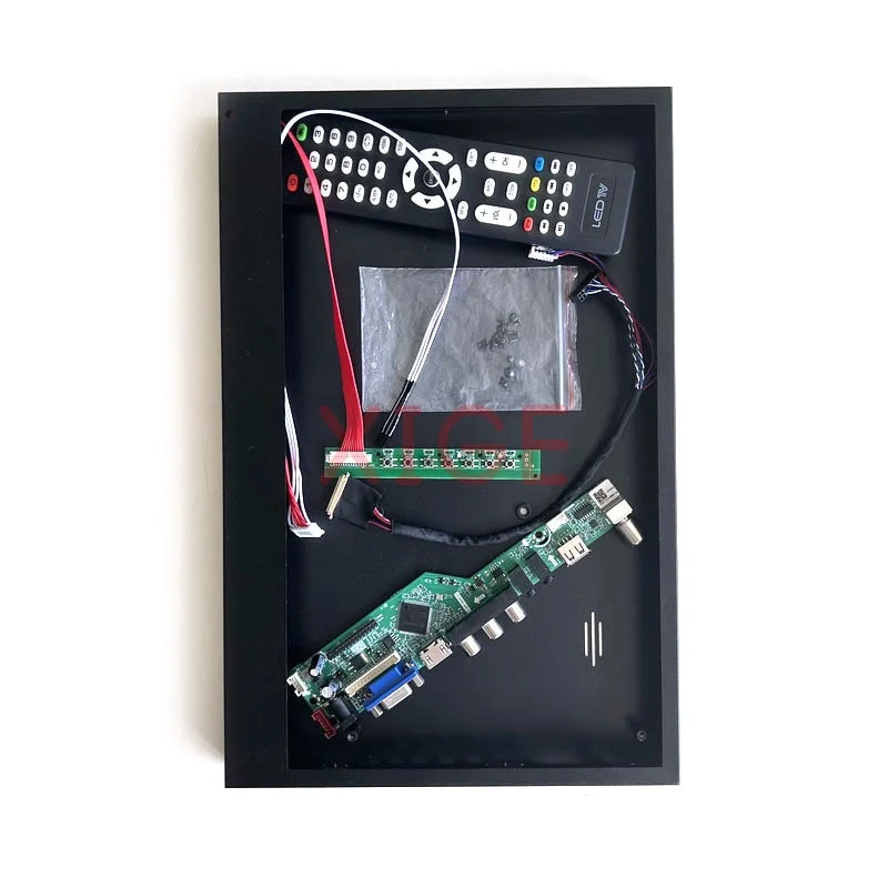 

Metal Case&Driver Board Fit B156XW02/B156XW03/B156XW04 1366*768 15.6" LVDS 40-Pin USB+AV+HDMI+VGA TV Analog Signal Panel DIY Kit