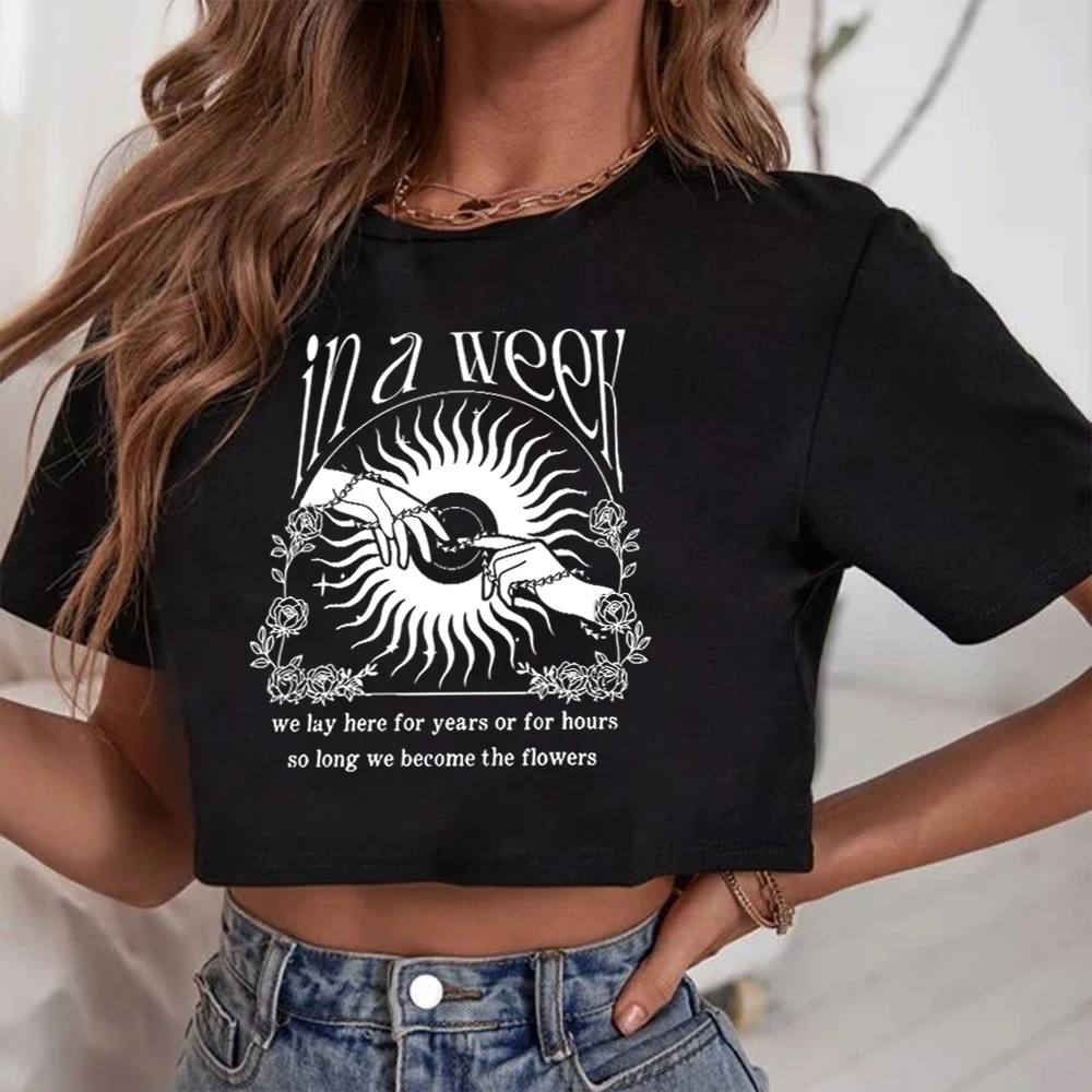 Футболка Hozier с круглым вырезом укороченная музыкальная рубашка подарок для