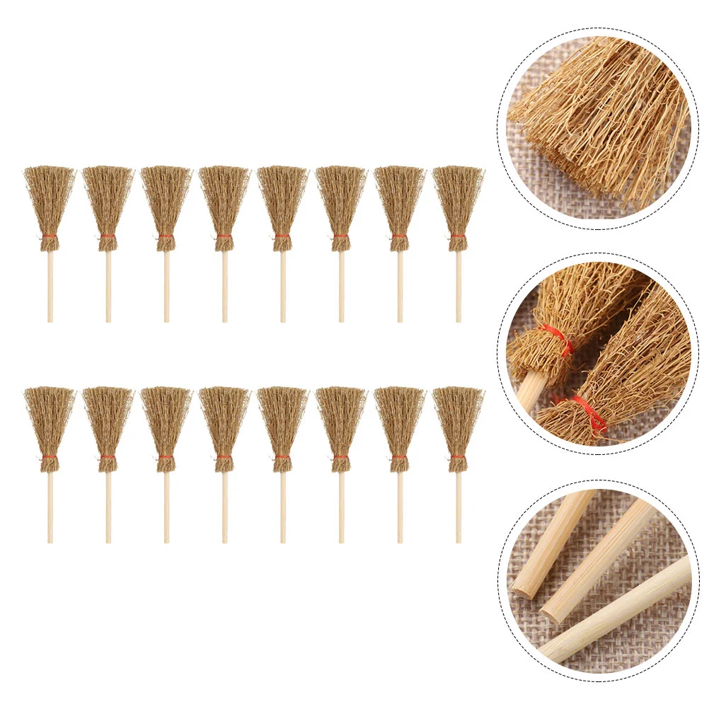

Witches Hanging Small Broom Artificiales Decorativas Para House Cleaning Brooms