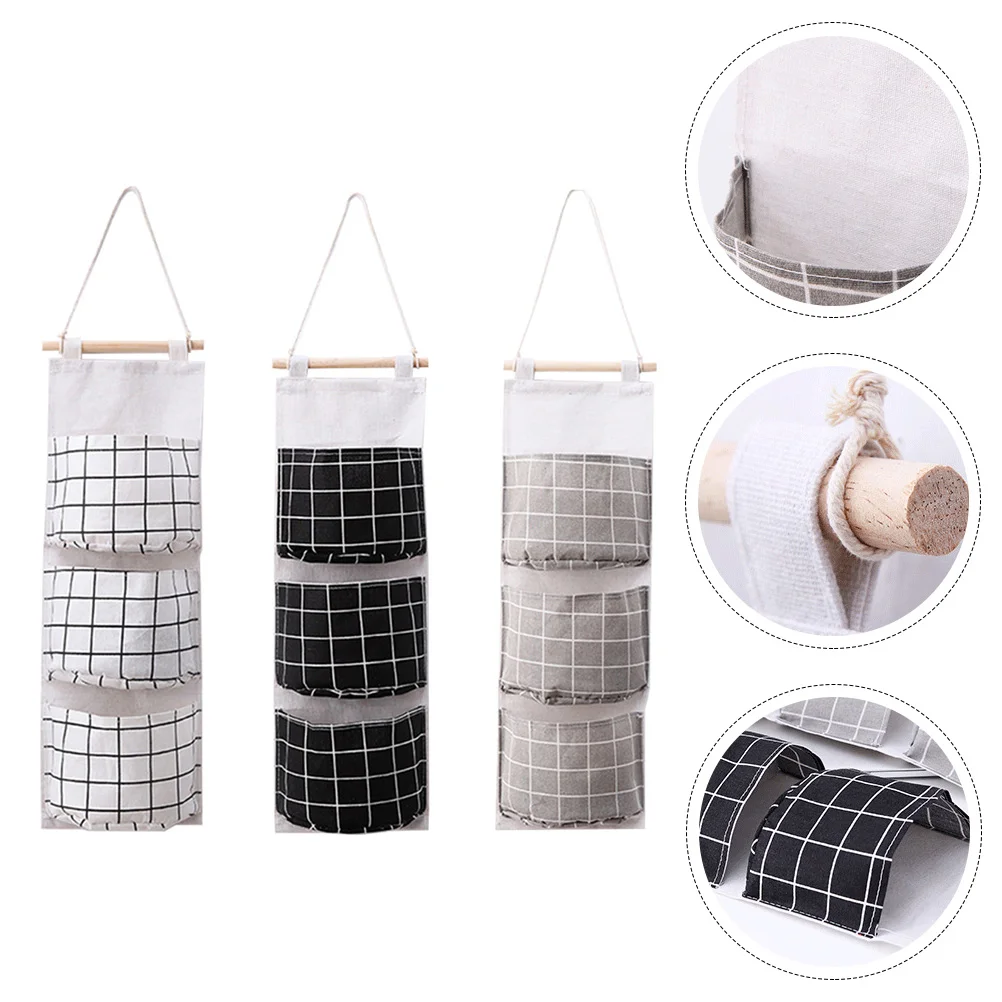

Hangingstorage Wall Organizer Door Over The Pockets Pocket Closet Mountedfile Pouches Linen Pantry Wardrobe Holder Folderhanger