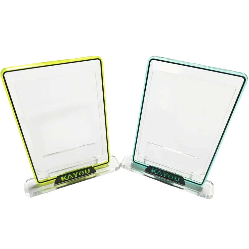 

2 Styles Card Magnetic Holder Card Cover Brick for Anime Cards Photo Frame Display Stand Collectibles Holder Anime Accessories