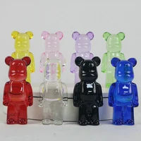 New bearbrick x Baccara 200% 14cm crystal building block bear color box gift box packaging 8 color trend toy dolls