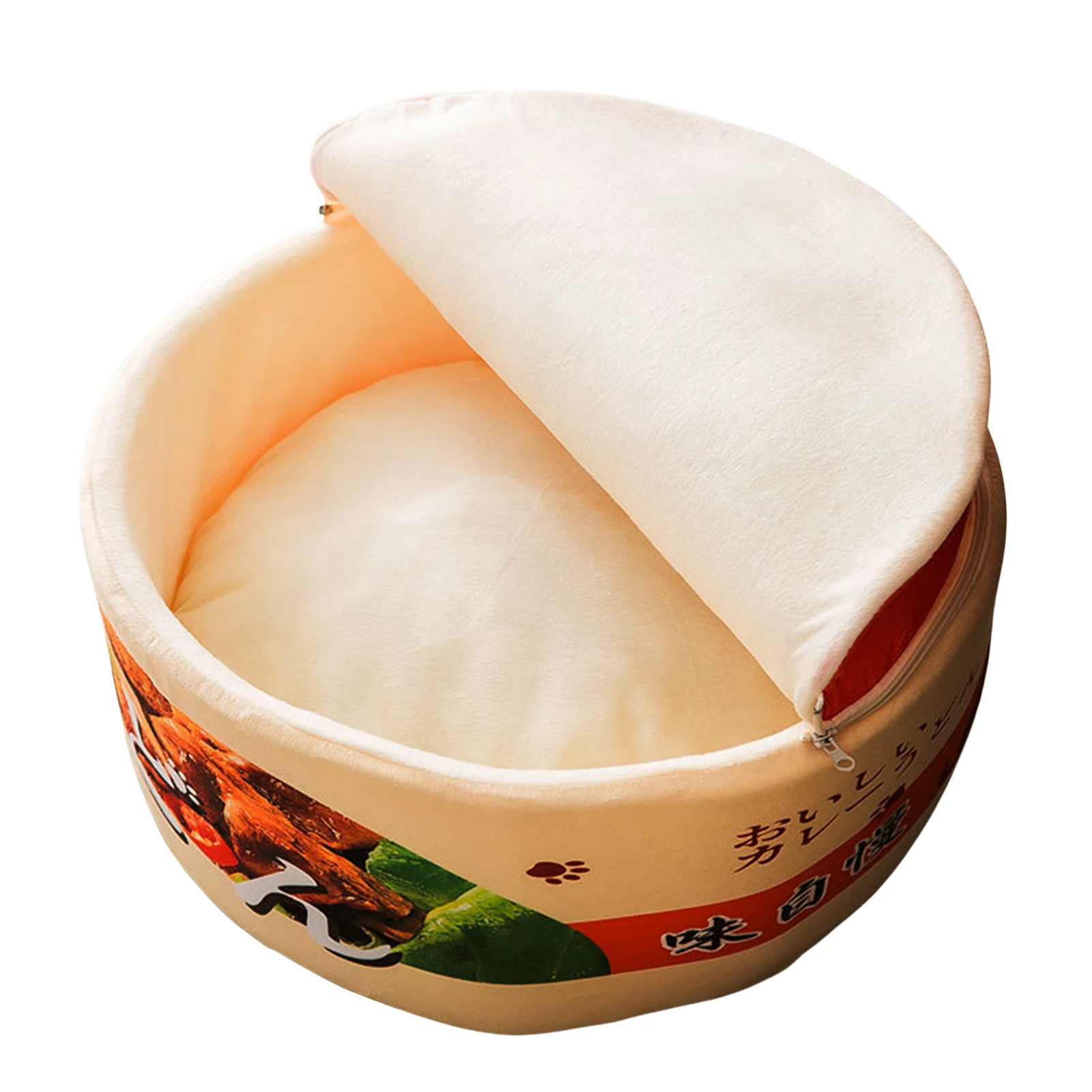 

Instant Noodle Barrel Pet Bed Comfortable & Detachable Instant Noodle Dogs Beds Cats Beds Easy To Clean & Store Gifts For Pets